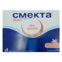 Смекта порошок ванильный 3г/3,76г фото