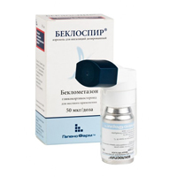 Беклоспир аэрозоль для ингаляций 50мкг/доза 200 доз 14,02г фото