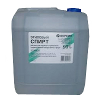 Этиловый спирт раствор 95% 10л фото