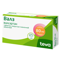 Валз таблетки 80мг фото