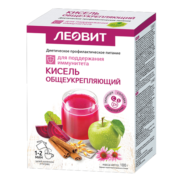 Леовит кисель &quot;Общеукрепляющий&quot; 20г фото