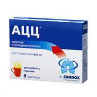 АЦЦ порошок 600мг 3г фото