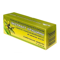 Крушины экстракт таблетки 0,2г фото