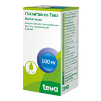 Паклитаксел-Тева концентрат для приготовления инъекционного раствора 6мг/мл 16,7мл фото