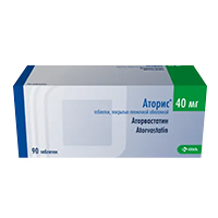Аторис таблетки 40мг фото