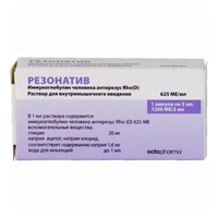 Резонатив раствор для внутримышечных инъекций 625МЕ/мл 2мл фото