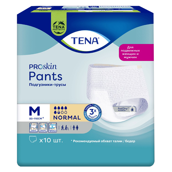 Tena Pants Normal подгузники для больных страдающих недержанием размер M фото