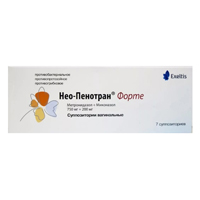Нео-Пенотран Форте суппозитории 750мг+200мг фото