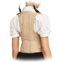 Корректор осанки ортопед. с 2-мя металл. ребрами жесткости TLSO -250(P) разм. L черный фото