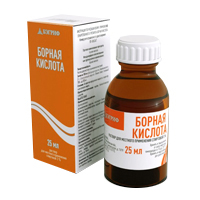 Борная кислота раствор 3% 25мл фото