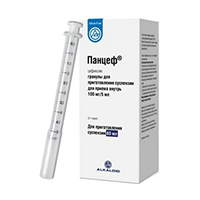 Панцеф гранулы 100мг/5мл 32г (60мл) фото