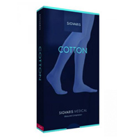 Колготы для беременных "Сигварис" хлопок КК2 средний короткий, мысок закр. цвет черный фото