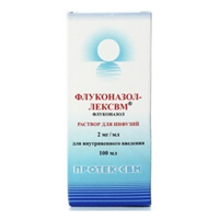 Флуконазол-ЛЕКСВМ раствор для инъекций 2мг/мл 100мл фото