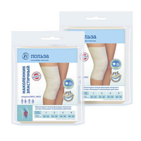 Наколенник эластичный модель 0803 раз. 1 хлопок 87% обхват 28-32см фото