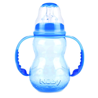 Бутылочка Nuby станд. горло соска-непроливайка полипропилен от 0 мес 210мл (1092) фото