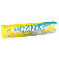 Леденцы Halls Breez вкус лимона 25,2г фото