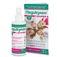 Педикулен Ультра спрей от вшей и гнид 150мл фото