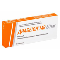 Диабетон МВ таблетки 60мг фото