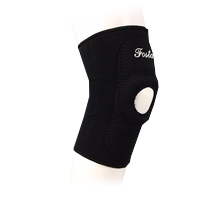 Фиксатор коленного сустава &quot;Fosta&quot; F1259 неопреновый с кольцевидной вставкой черный размер L фото