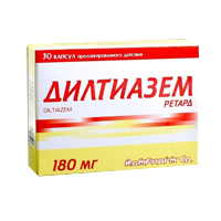 Дилтиазем ретард капсулы 180мг фото