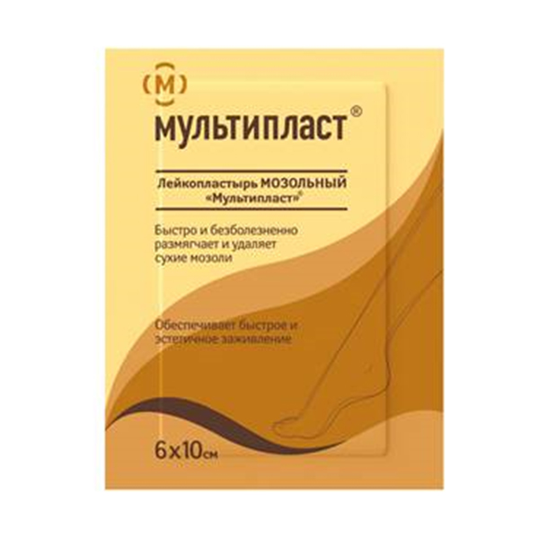 Лейкопластырь "Мультипласт" мозольный 6х10см фото