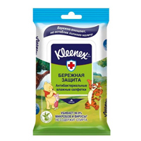 Салфетки влажные "Kleenex" Бережная защита антибактериальные "Дисней" фото