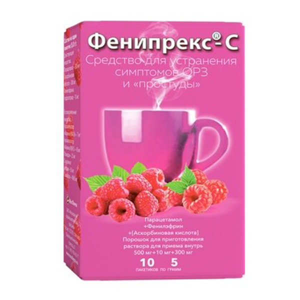 Фенипрекс-С порошок 500мг+10мг+300мг/5г фото