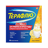 ТераФлю Экстра порошок лимонный 15г фото