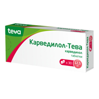 Карведилол-Тева таблетки 12,5мг фото