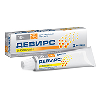 Девирс крем 7,5% 15г фото