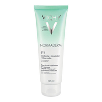 VICHY "Normaderm" средство Три-Актив глубокое очищение 3 в 1 Скраб+Гель для умывания+Маска 125мл фото