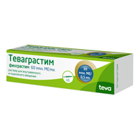 Теваграстим раствор для инъекций 60000000МЕ/мл 0,5мл фото