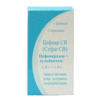 Цефпар СВ порошок для приготовления инъекционного раствора 1г+1г фото
