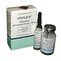 Ифицеф порошок для приготовления инъекционного раствора 1г фото