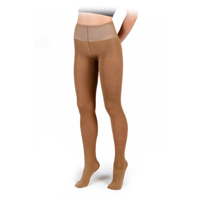 Колготки антиварикозные 2КК , с широкой талией, микрофибра, закрытый носок, цвет бежевый раз. 4 арт. 523W фото