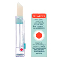 Помада "Бельведер" защитно-регенерирующая с экстрактом алоэ, витамином Е и хлопковым маслом 4г фото