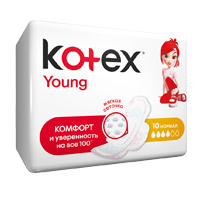 Прокладки "Котекс" Янг нормал фото