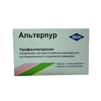 Альтерпур порошок лиофилизированный для приготовления инъекционного раствора 150МЕ фото