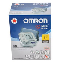 Измеритель артериального давления и частоты пульса (тонометр) "OMRON" автоматический M6 (HEM-7213-ARU) с адаптером и универсальной манжетой фото