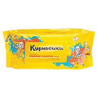 Салфетки влажные "Курносики" для малышей (40017) фото