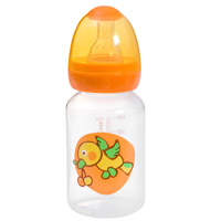 Бутылочка полипропиленовая с силиконовой соской 125мл "Мир Детства" (11123) фото