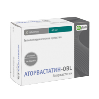 Аторвастатин-OBL таблетки 40мг фото