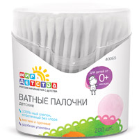 Ватные палочки "Мир детства" (40065) фото