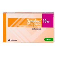 Зульбекс таблетки 10мг фото