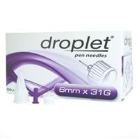 Иглы "Дроплет" для шприц-ручки 31G 6мм фото