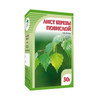 Береза повислая листья 50г фото