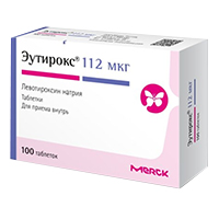 Эутирокс таблетки 112мкг фото