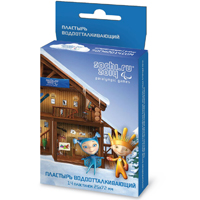 Пластырь водоотталакивающий с Олимпийской символикой (паралимпийские игры) детский 25х72мм фото