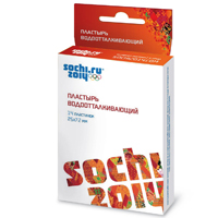 Пластырь водоотталакивающий с Олимпийской символикой 25х72мм фото