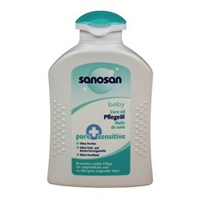 Масло детское "Sanosan" Pure+Sensitive для ухода за кожей малыша 200мл фото